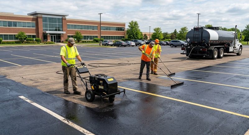 Asphalt Parking Lot Sealing in Tampa, FL