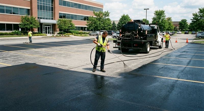 Commercial Parking Lot Sealing in San Antonio, TX