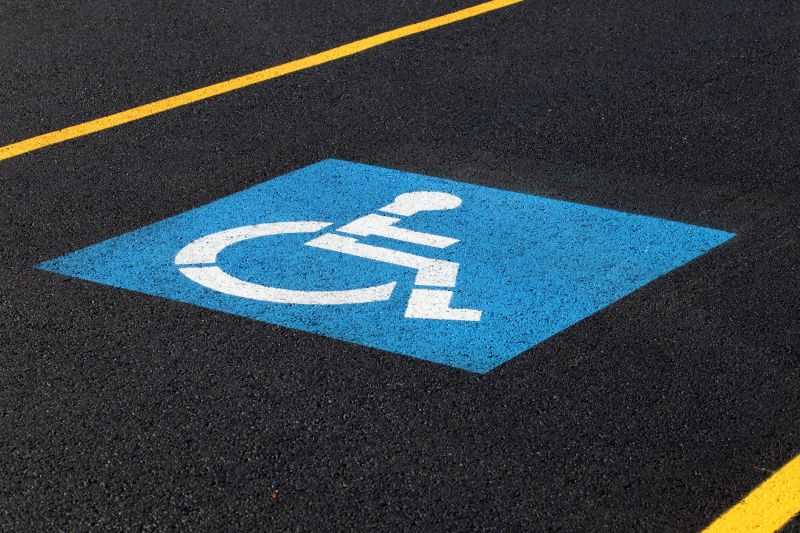 Disability Parking Marking in Lawrenceville, GA