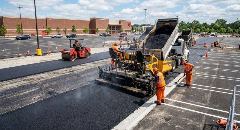 Parking Lot Paving in Little Rock, AR