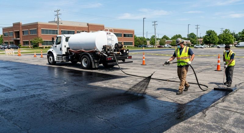 Parking Lot Sealcoating in Miami Dade County, FL