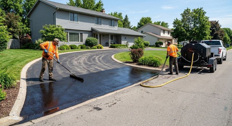 Residential Driveway Sealcoating in Sarasota, FL