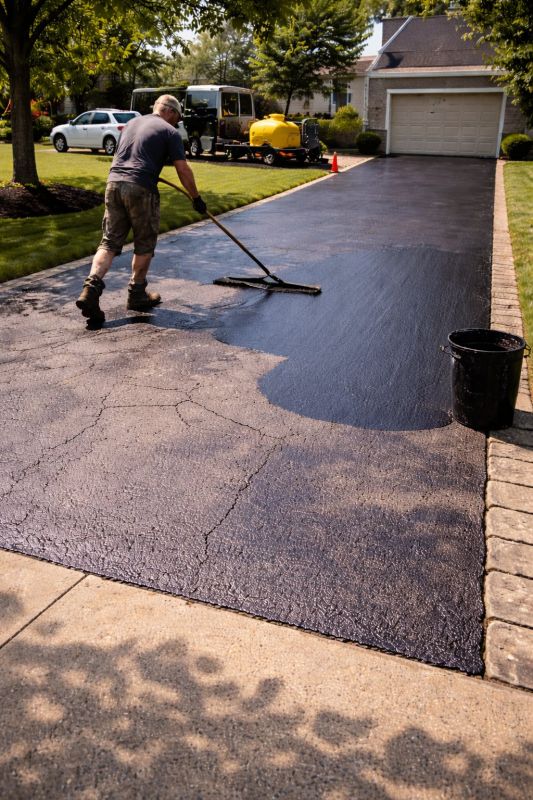 Residential Driveway Sealcoating in Grand Rapids, MI