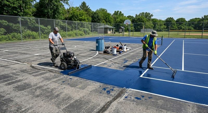 Sports Court Resurfacing in Denver, CO