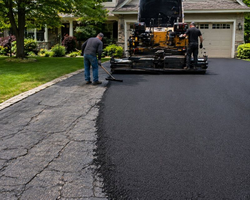 Asphalt Driveway Resurfacing in Grand Rapids, MI