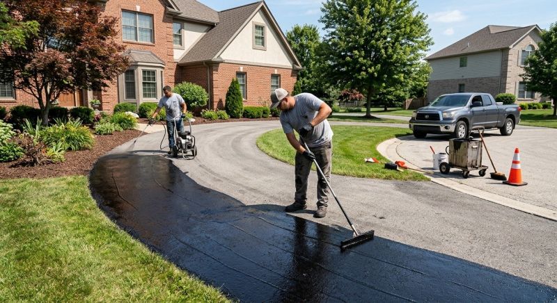 Asphalt Driveway Sealing in Columbus, OH
