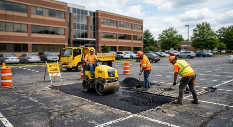 Asphalt Parking Lot Repair in Hilton Head Island, SC