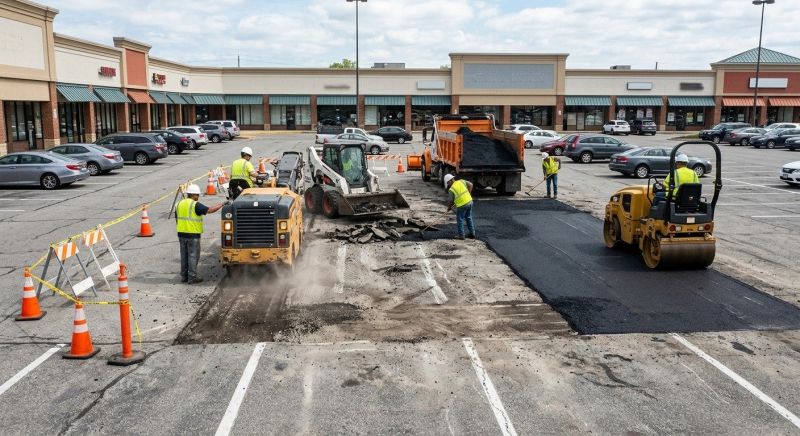 Church Parking Lot Repair in Savannah, GA