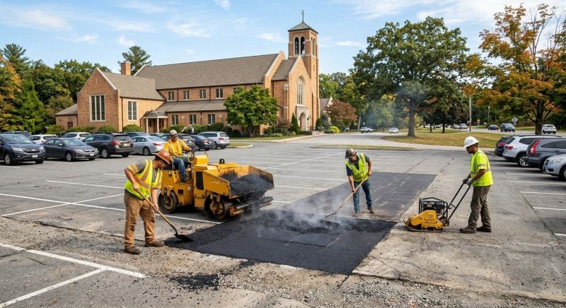 Church Parking Lot Repair in Little Rock, AR