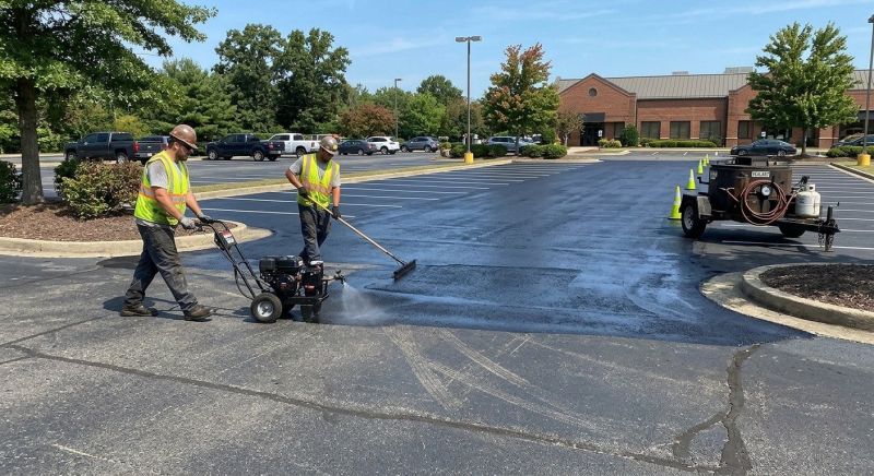 Church Parking Lot Sealcoating in Columbus, OH
