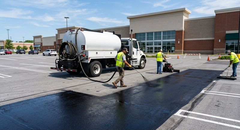 Church Parking Lot Sealcoating in Fort Collins, CO