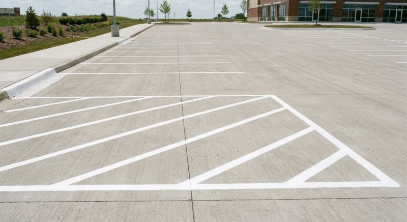 Church Parking Lot Striping in Lawrenceville, GA