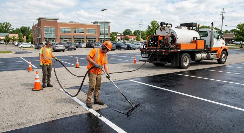 Commercial Parking Lot Sealing in Denver, CO