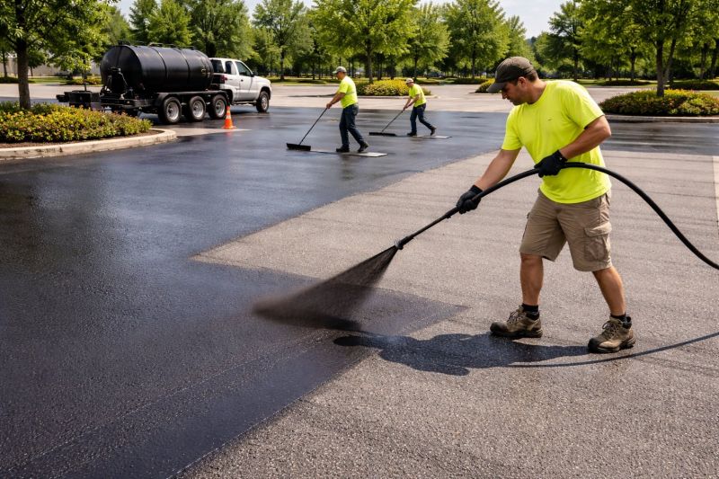 Commercial Parking Lot Sealing in Sarasota, FL