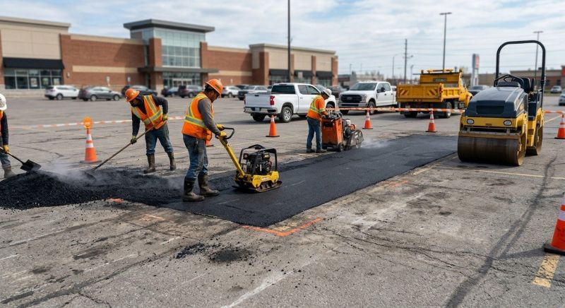 Commercial Paving Repair in Little Rock, AR