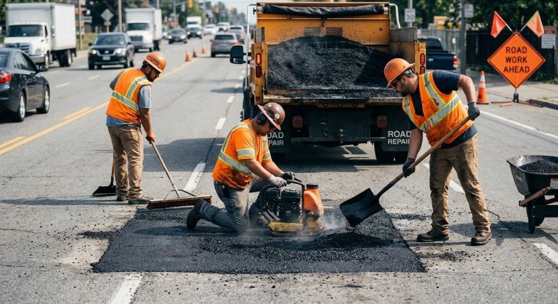 Commercial Pothole Repair in Palm Springs, CA