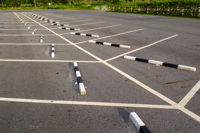 Concrete Parking Lot Striping in Alpharetta, GA