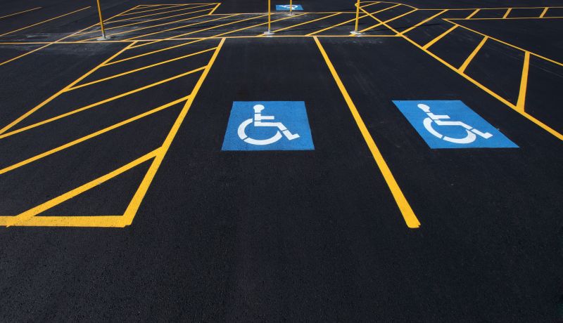 Disability Parking Marking in Alpharetta, GA