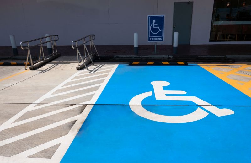 Disability Parking Marking in Roswell, GA