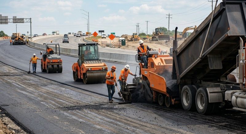 Industrial Asphalt Paving in Little Rock, AR