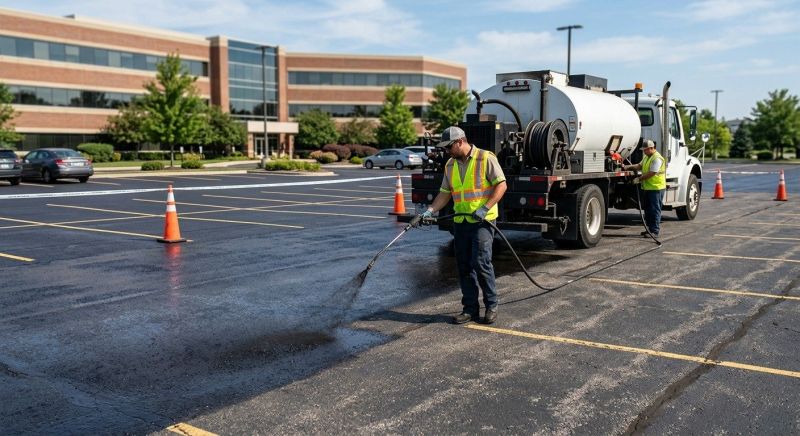 Lot Sealcoating in Denver, CO