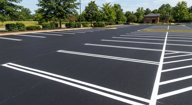 Parking Lot Painting in Alpharetta, GA