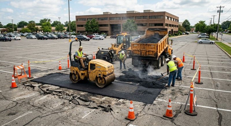 Parking Lot Repair in Los Angeles, CA