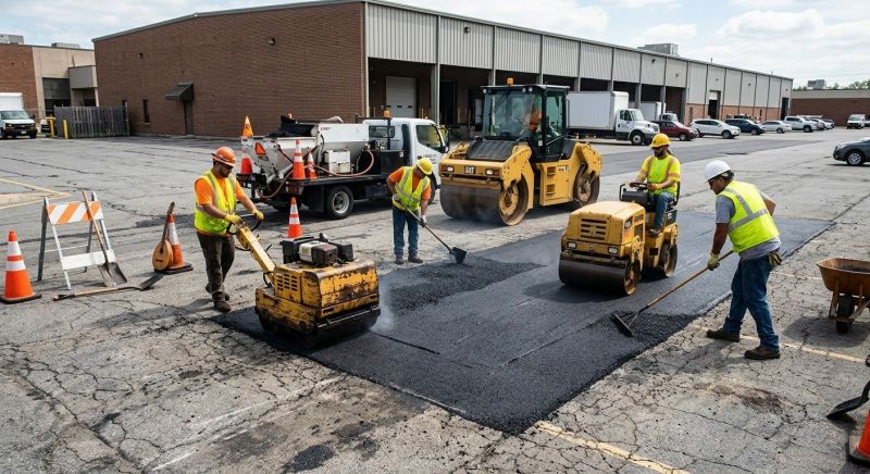 Parking Lot Repair in Los Angeles, CA