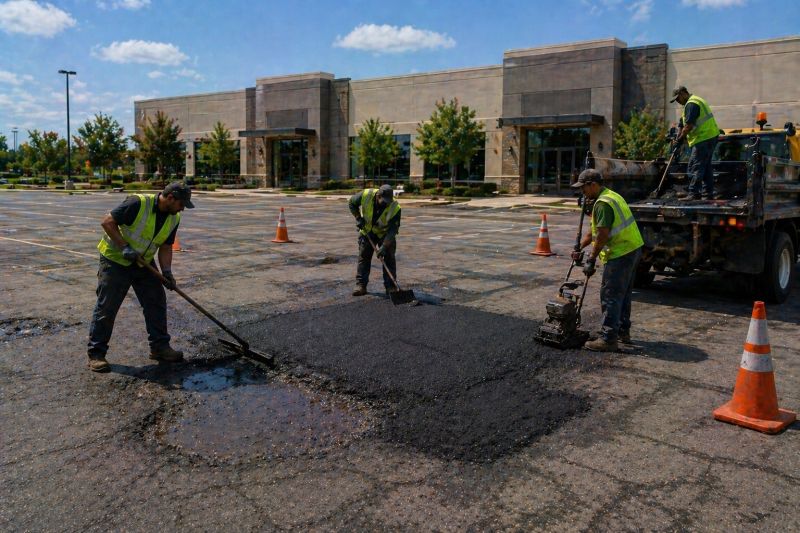 Parking Lot Repair in Little Rock, AR