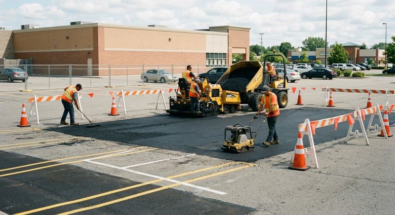 Parking Lot Repair in Little Rock, AR