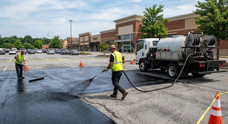 Parking Lot Resurfacing in Greenville, SC