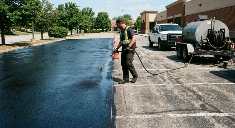 Parking Lot Sealcoating in Grand Rapids, MI