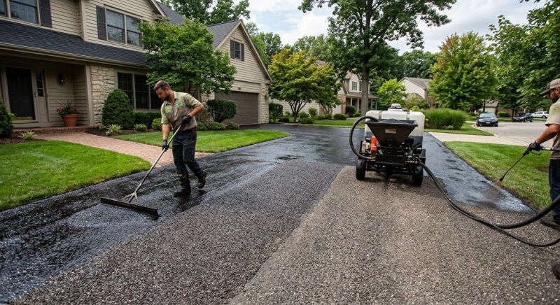 Residential Driveway Sealcoating in Sarasota, FL