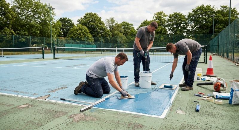 Tennis Court Repair Service in Sarasota, FL
