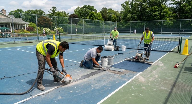 Tennis Court Repair Service in Fort Collins, CO